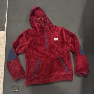 The North Face Burgundy Fleece Pullover